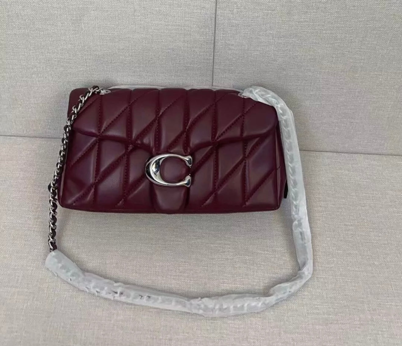 Quilted Bag burgundy