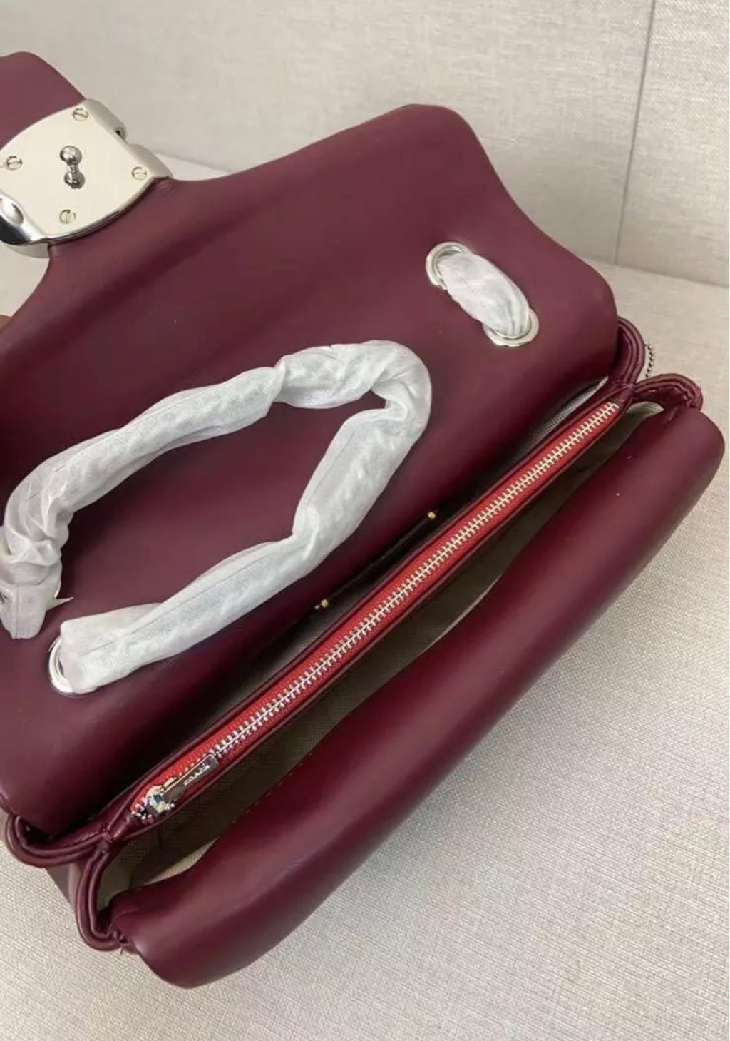 Quilted Bag burgundy