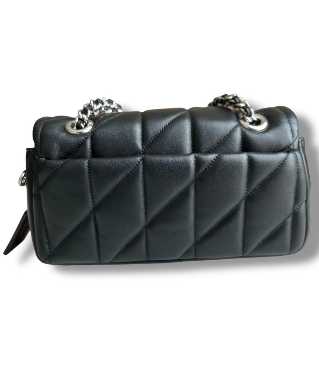 Quilted Black & Silver